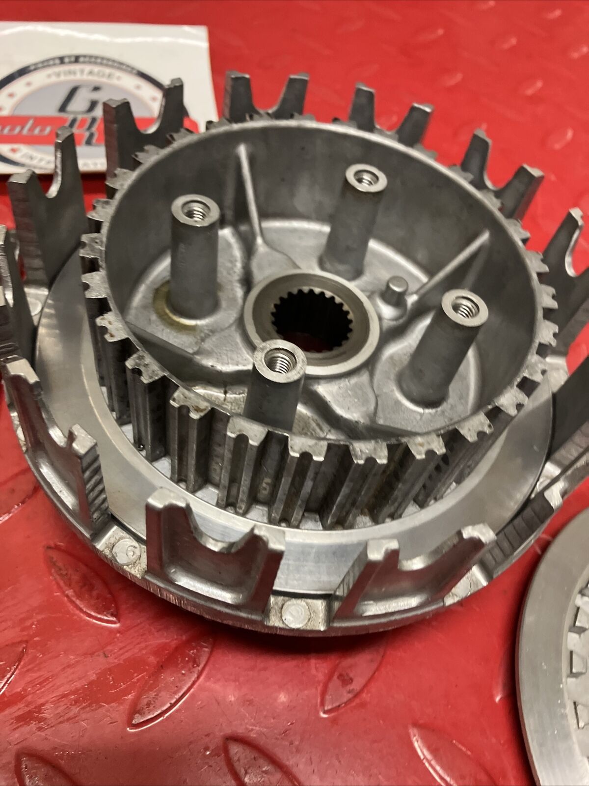 Honda XL600R 1986 Complete clutch basket hub pressure plate 1985 1987
