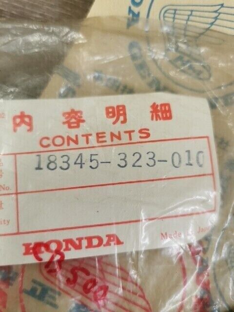NOS HONDA CB550A CB500 1972 BRACKET A R MUFFLER 18345-323-010 H87