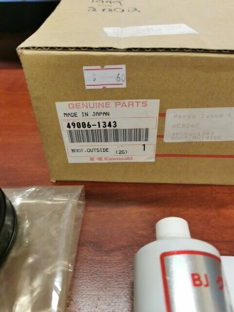 NOS Kawasaki KVF300 KVF360 KVF650 FRONT OUTSIDE BOOT (INCOMPLETE) 49006-1343 K38