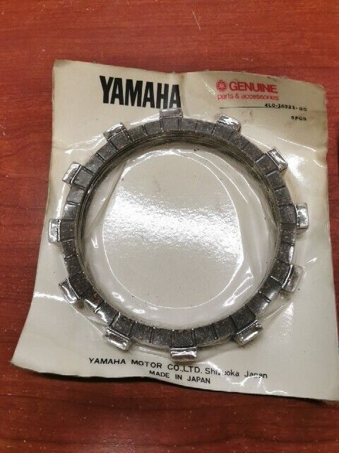 NOS Yamaha FRICTION PLATE QTY.5 4L0-16321-00 SUB 4L0-16321-01 256-16321-00 Y118