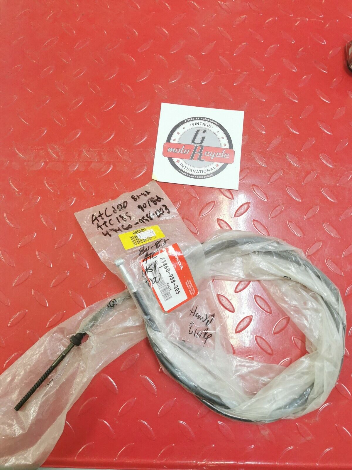 NOS Honda ATC200 ATC185 HAND BRAKE CABLE 43460-958-305 H8