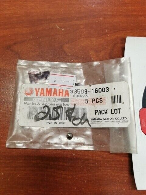 NOS Yamaha YFS200 YFM125 TY80 DT100 DT125 YZ80 BALL 93503-16003-00 Y102