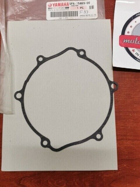 NOS Yamaha YZ85 YZ65 YZ125 CRANKCASE COVER GASKET 5PA-15463-00-00 Y102