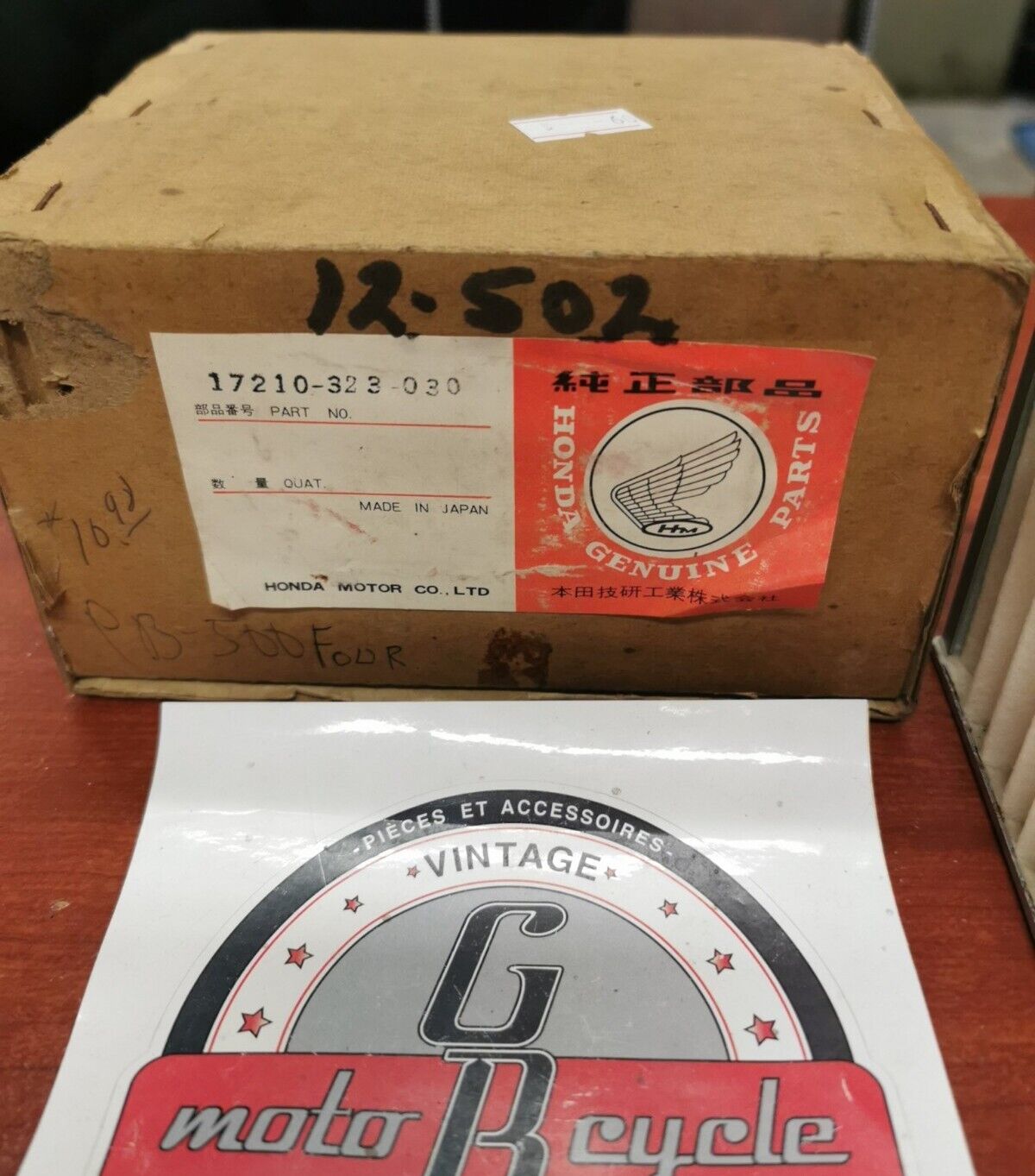 NOS Honda CB500 CB500K1 CB500K2 AIR CLEANER ELEMENT 17210-323-030 H63