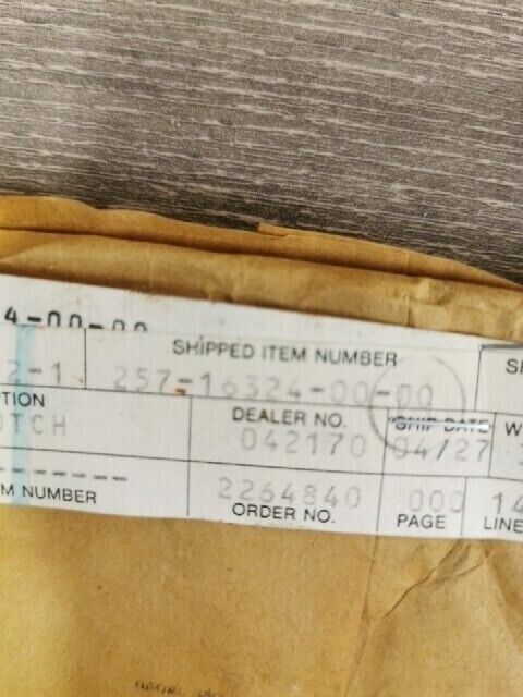 NOS YAMAHA YS240TB YFB250G YFM250XL MX80J CLUTCH PLATE 257-16324-00-00 Y157