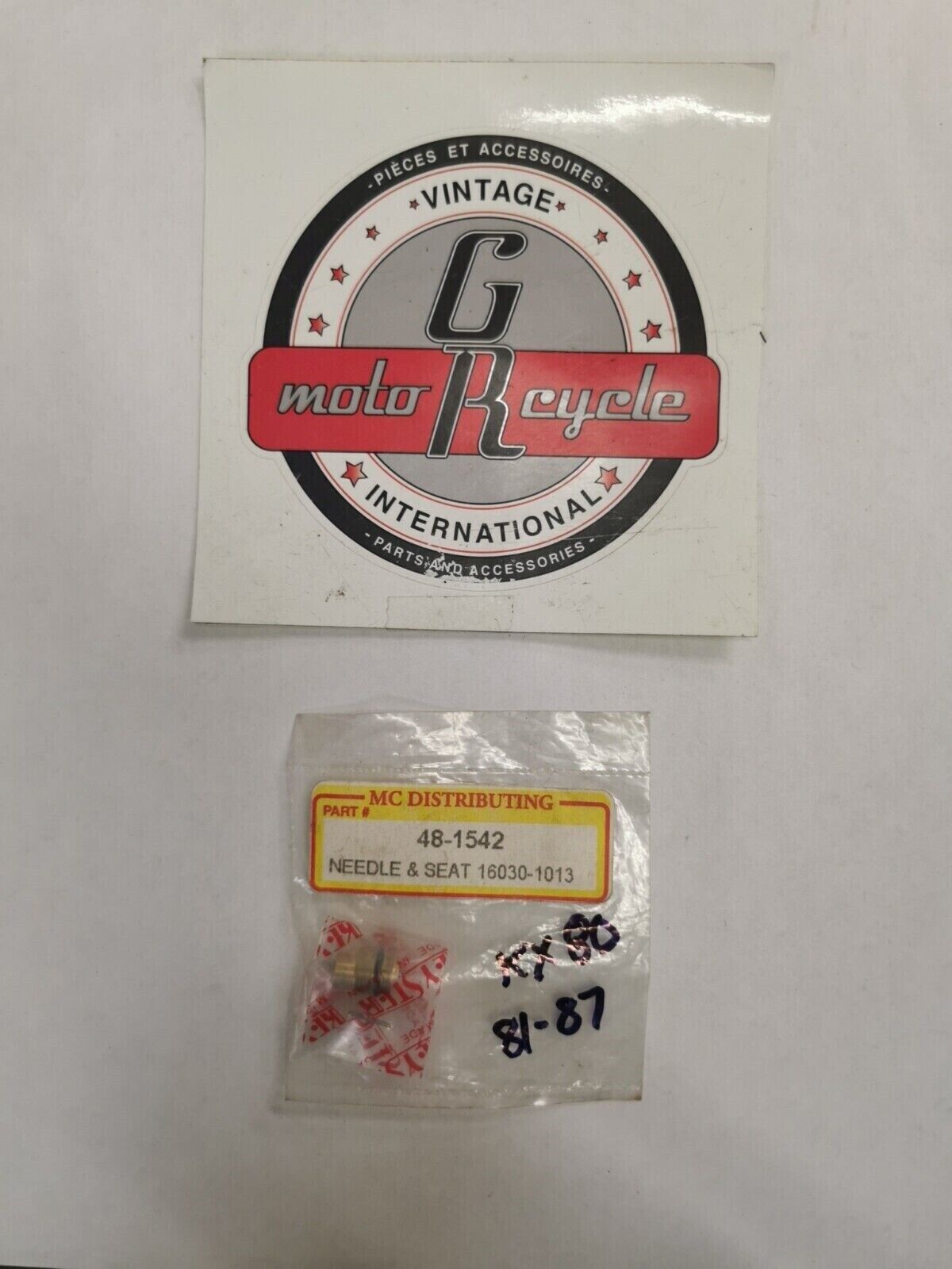 NOS KEYSTER KX80 1981 - 1987 NEEDLE SEAT 48-1542 J20