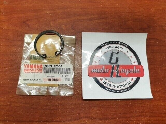NOS Yamaha BR250 CF300 CS340 DT1 EC340 ET250 ET340 CIRCLIP 99009-47500-00 Y111