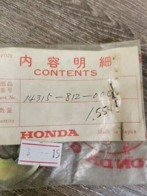 NOS HONDA PLATE PULLEY 14315-812-000 H74