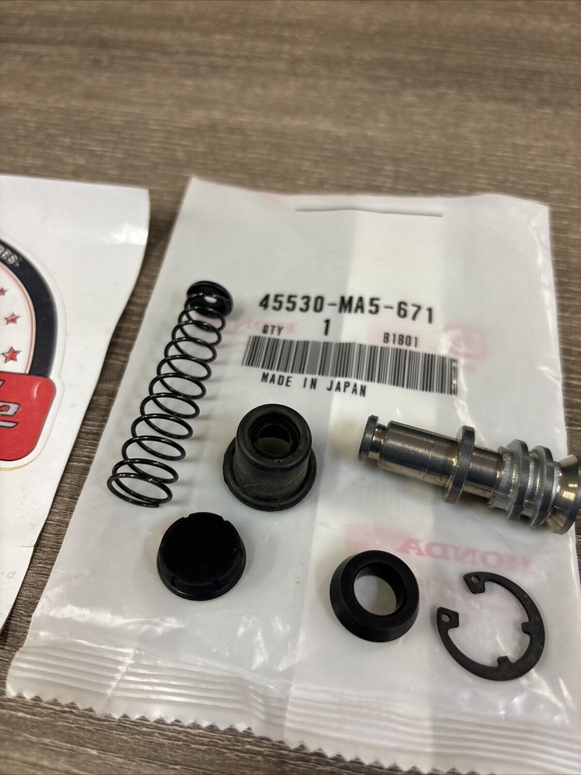 NOS Honda CB1100 CB400N CB750 CBR1000F MASTER CYLINDER KIT 45530-MA5-671 H159