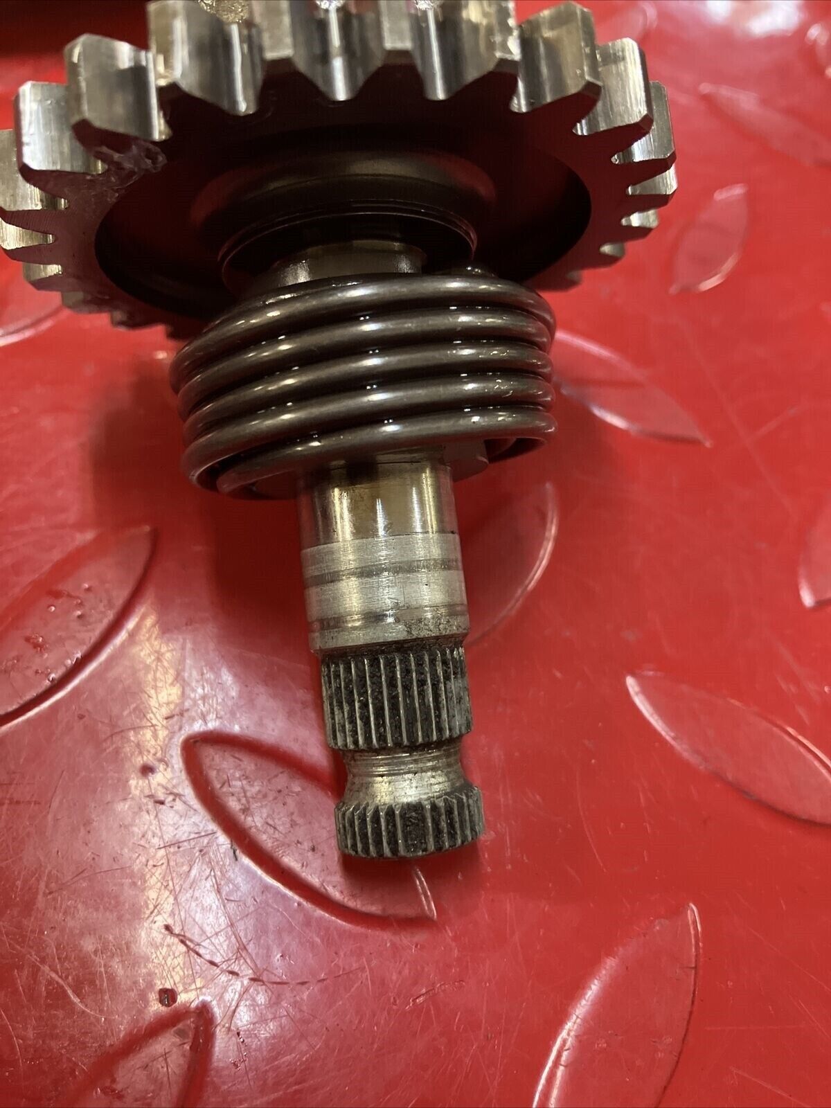 Honda CR80R 1990 kickstarter kick starter spindle shaft gear 28211-GC4-600 2