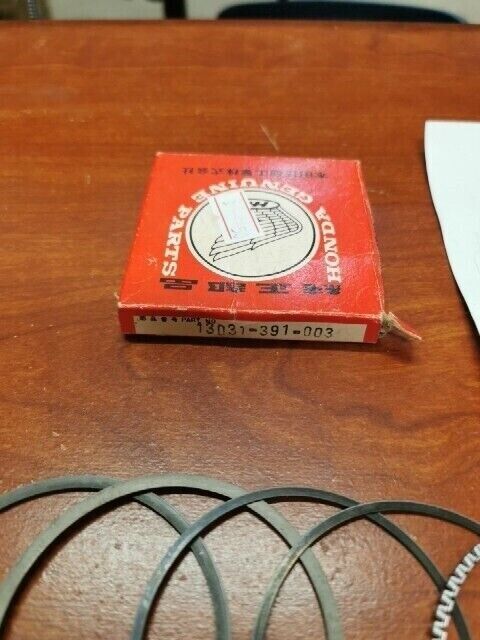 NOS Honda XL175 K3 K4 K5 PISTON RING SET (OS 0.50) 13031-391-003 H75