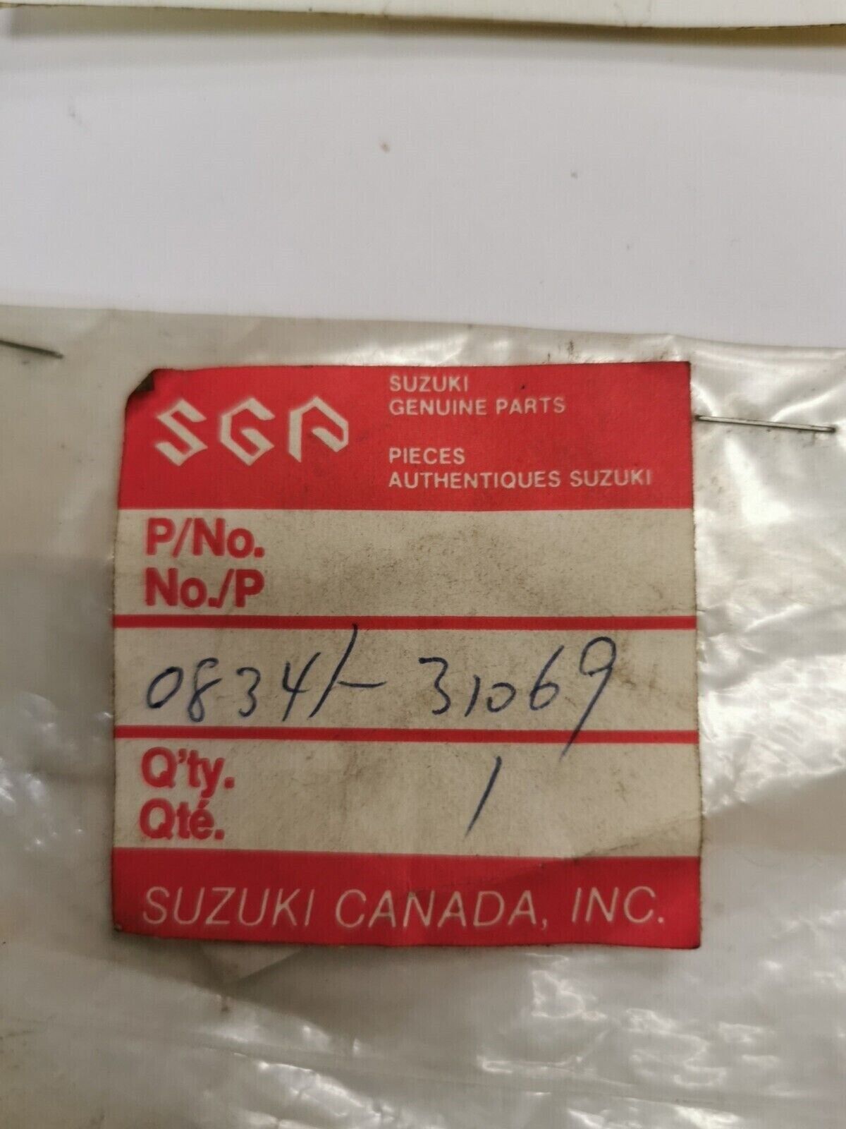 NOS SUZUKI LT250R LT1000S WOODRUFF KEY 08341-31069 S29