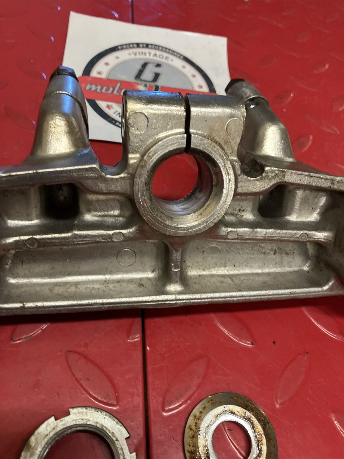 Kawasaki KX125 1980 steering stem head top triple clamp tree