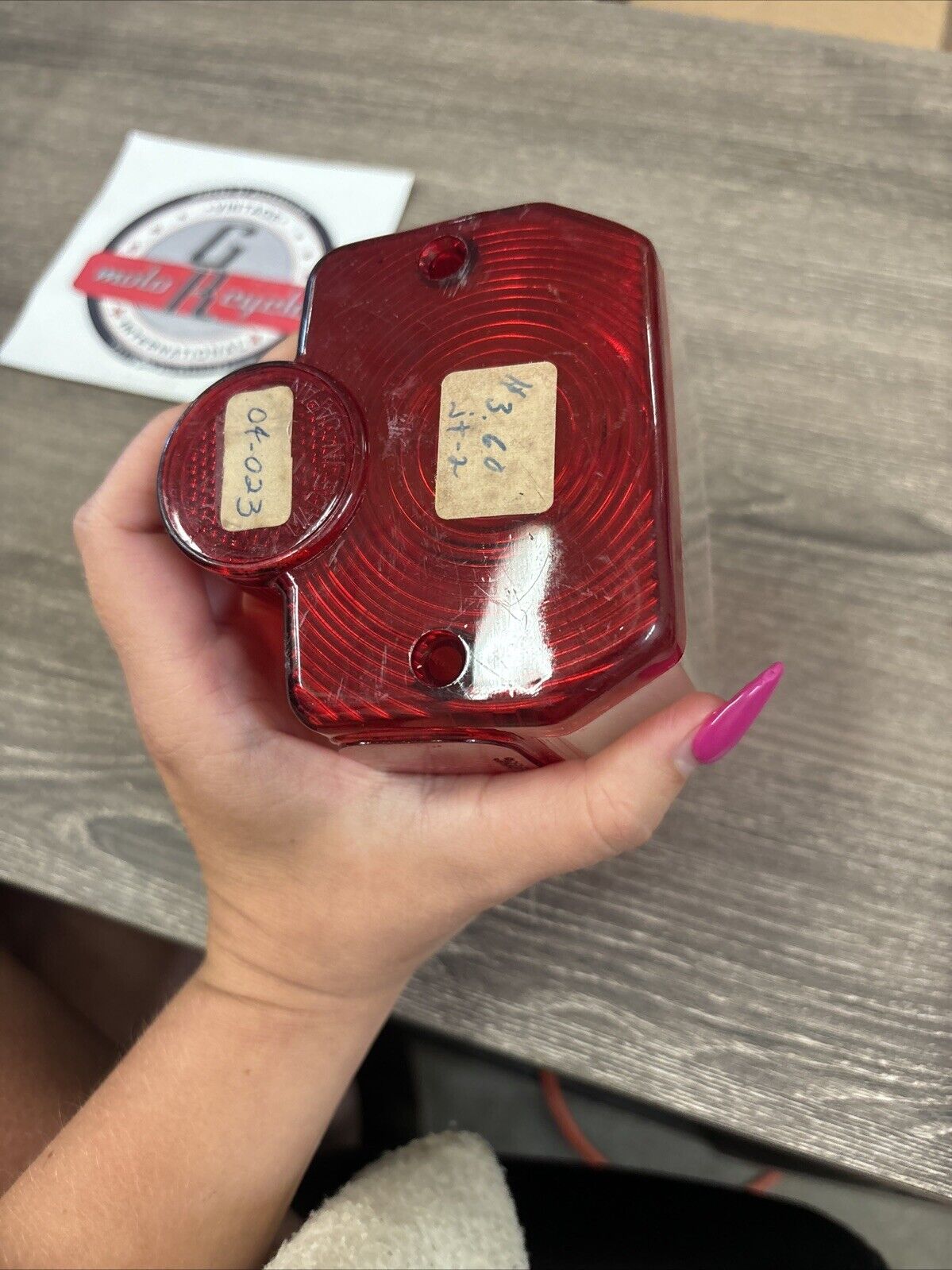 NOS AFTERMARKET MADE IN JAPAN YAMAHA JT2 TAILLIGHT LENS 168-84721-60-00 J62