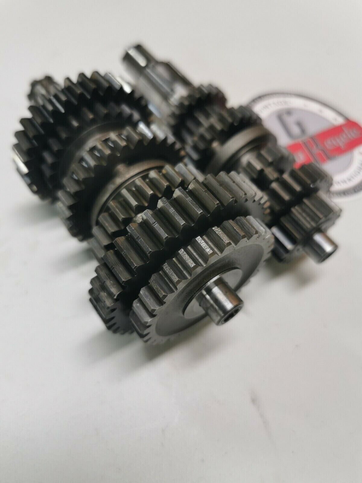 Honda XL100S 1981 transmission mainshaft countershaft main counter shaft gear