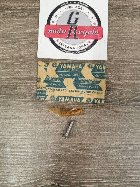 NOS YAMAHA SM292F TL433F WJ500F DT125E SCREW FLAT HEAD 90152-06004-00 Y151