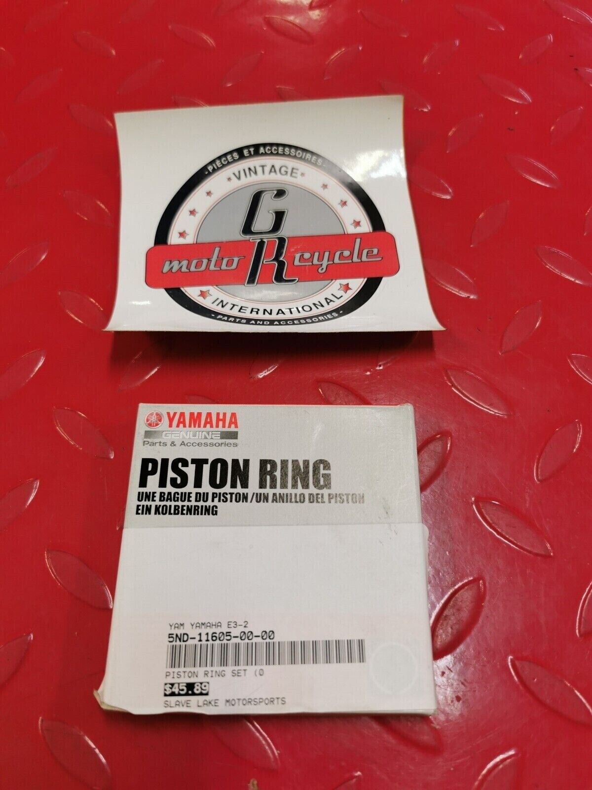 NOS Yamaha KODIAK 450 WOLVERINE 450 PISTON RING SET 5ND-11605-00-00 Y24