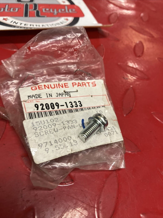 NOS KAWASAKI SCREW PAN WP CROS 6X14 92009-1333 K15
