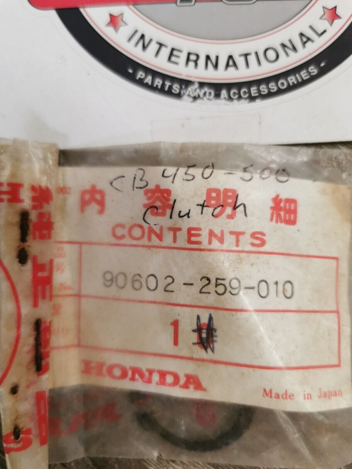 NOS HONDA CL450 CIRCLIP 90602-259-010 H59
