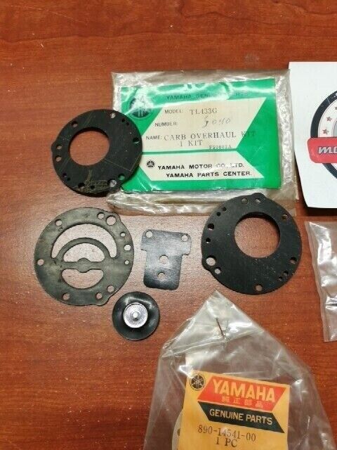 NOS Yamaha TL433G CARBURETOR OVERHAUL REBUILD KIT INCOMPLETE Y126