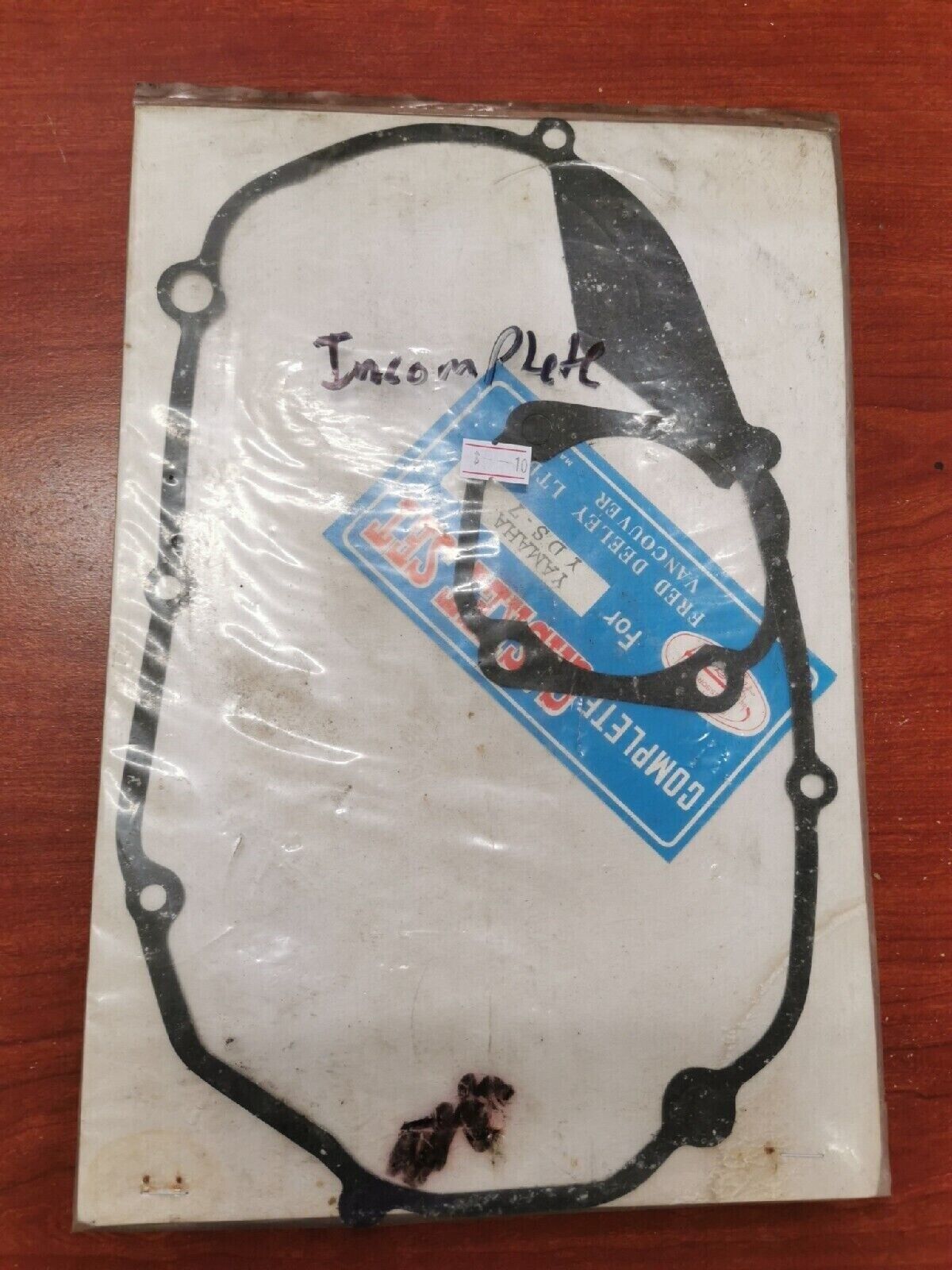 NOS Yamaha YDS7 INCOMPLETE GASKET KIT SET 1 Y74