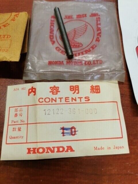 NOS Honda MT125 K0 K1 INSERT B BAR 12122-361-000 H93