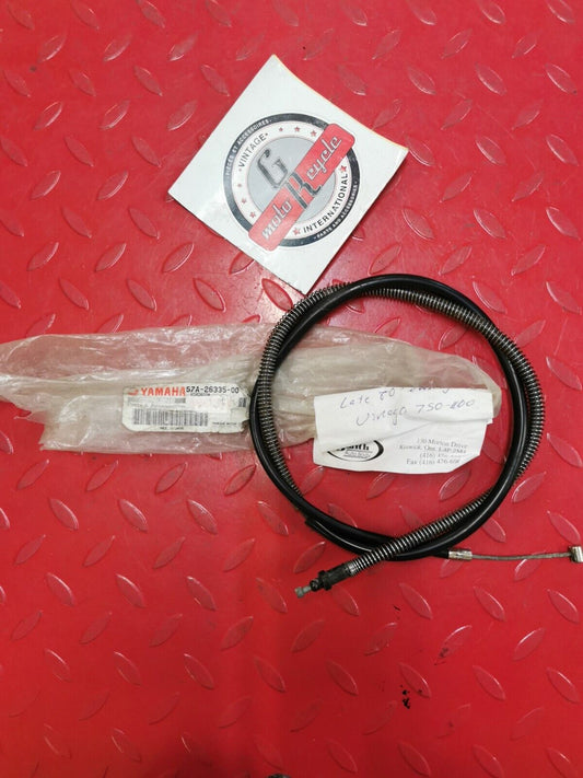 NOS Yamaha XV1100 XV700 XV750 XV1000 CLUTCH CABLE 57A-26335-00-00 Y41