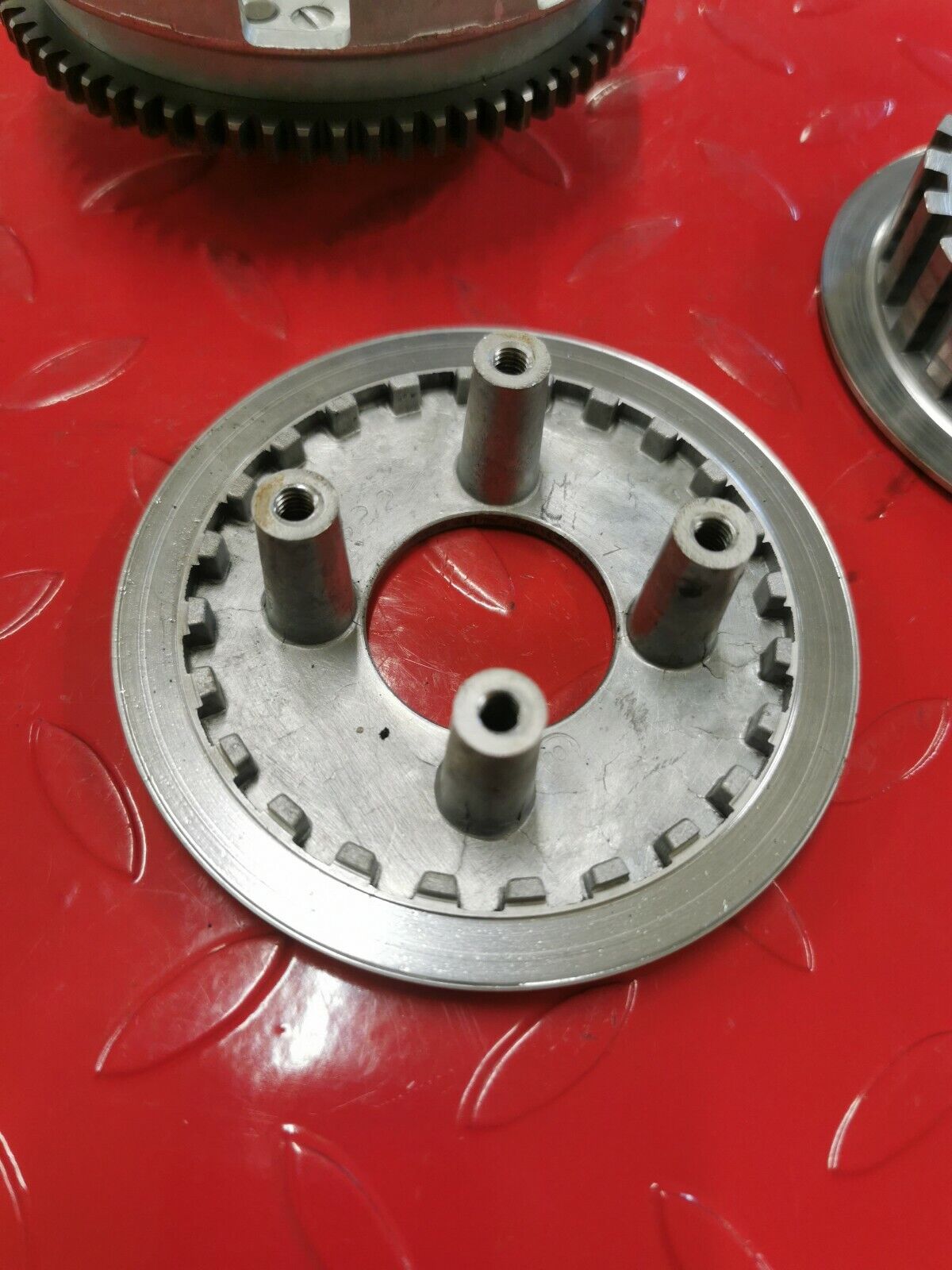 Honda CR80R 1993 complete clutch basket hub pressure plate 22100-GC4-600