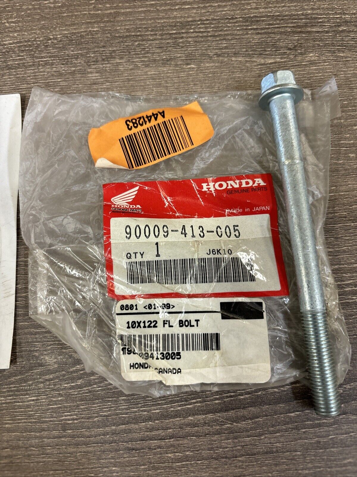 NOS Honda CB250N CB400 N P T CB450 FLANGE BOLT 10X122 90009-413-005 H131