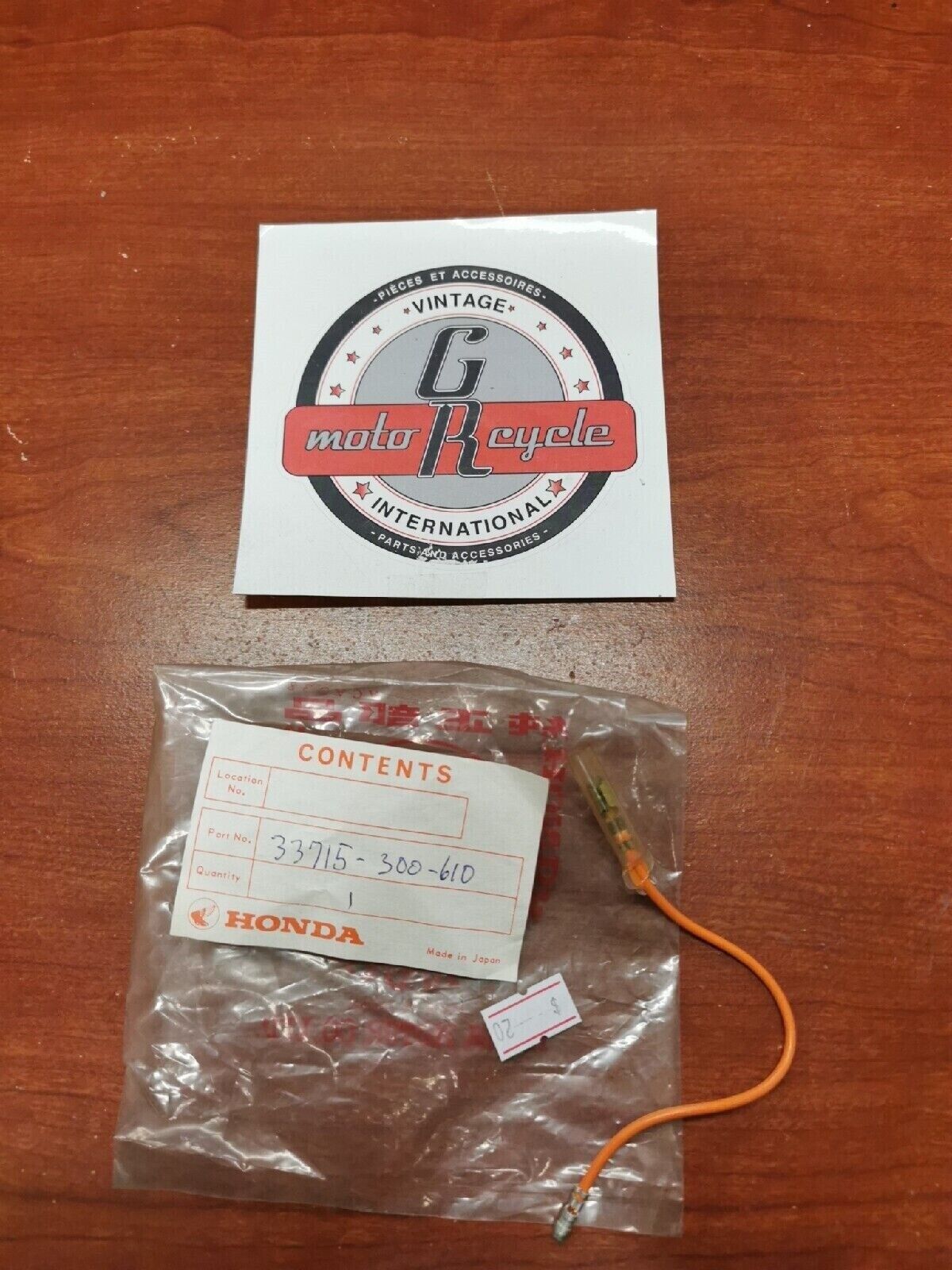 NOS Honda CT70 XL100 CB125 CB100 SUB-WIRE, LEFT TURN SIGNAL 33715-300-610 H34