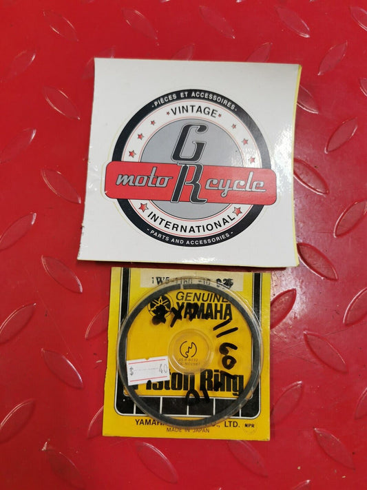 NOS YAMAHA PISTON RING SET 1ST 1W5-11601-10-00 SUPERCEDED 2X7-11601-10-00 Y33