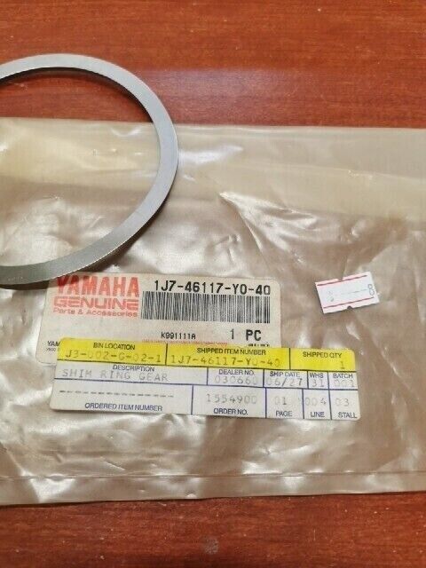 NOS Yamaha BT1100 FJR1300 RING GEAR SHIM (0.40T) 1J7-46117-Y0-40 Y105