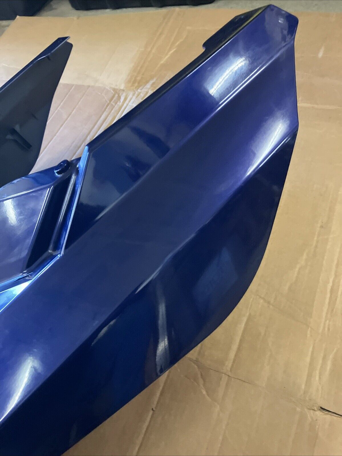 NOS Yamaha Wave Runner FX HO 2013 2014 2015 Engine hatch cover hood blue