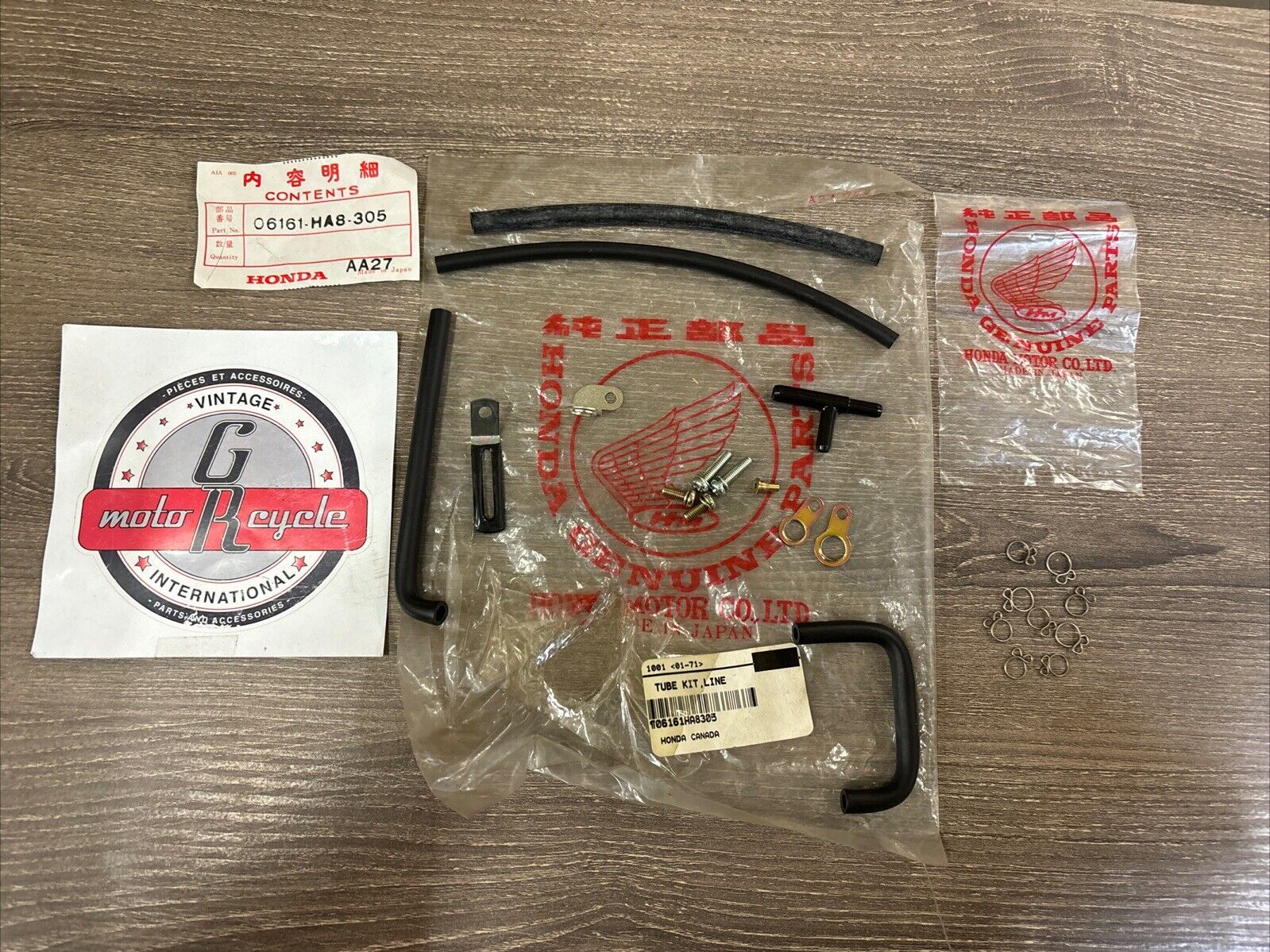 NOS Honda ATC250 TRX250 COLD WEATHER HARD START KIT INCOMPLET 06161-HA8-305 H136