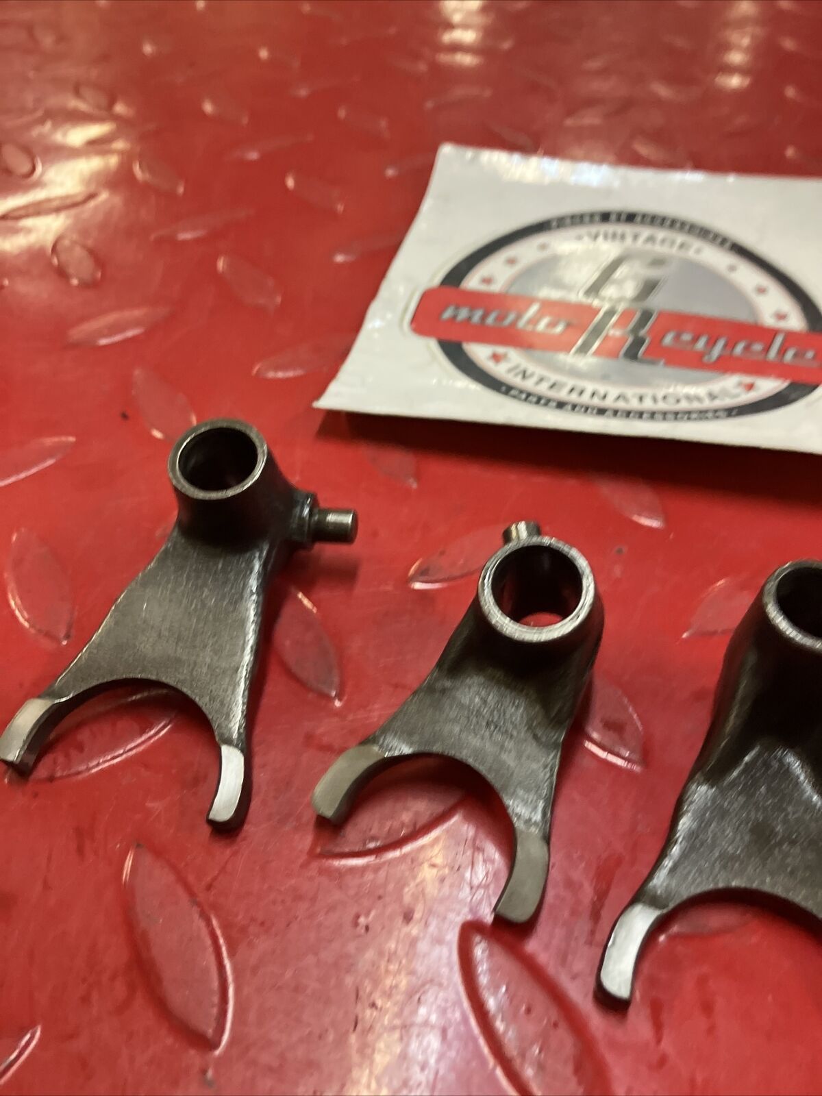 Honda CR80R 1990 transmission gearshift gear shift forks 4