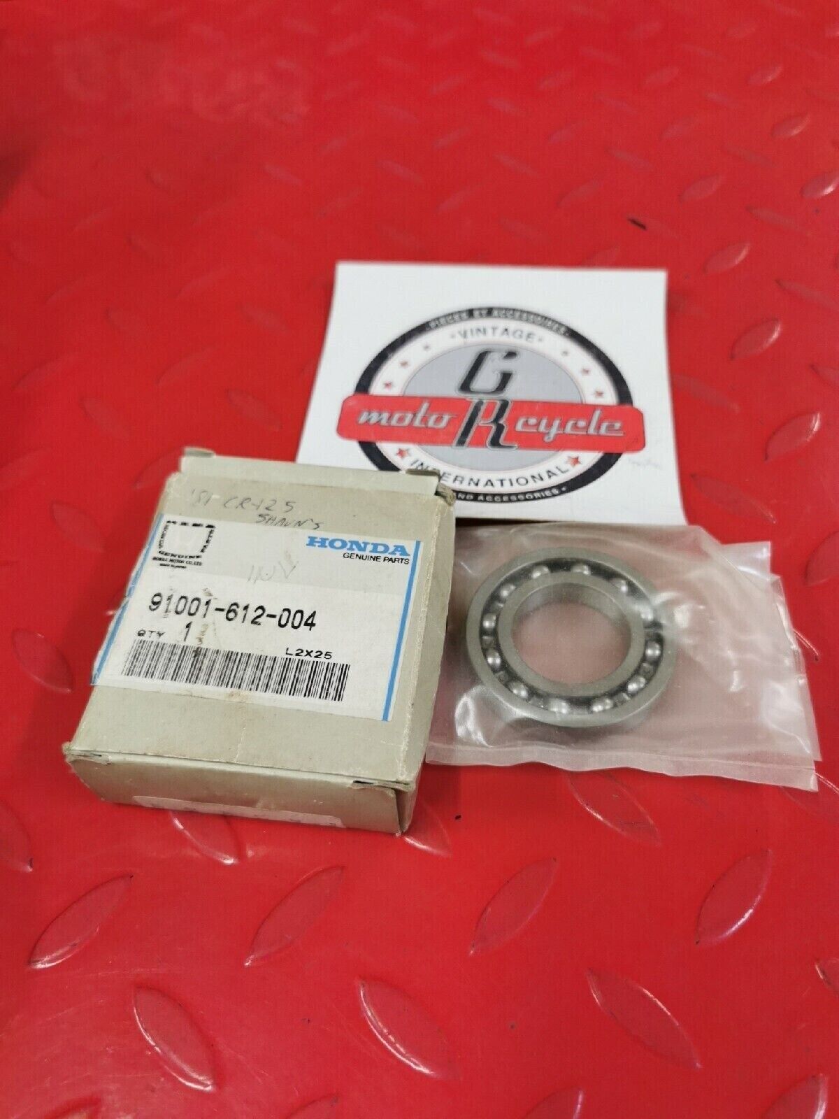 NOS HONDA CR125R 1979 - 1982 CB750 76-78 BEARING BALL (16006) 91001-612-004 H41