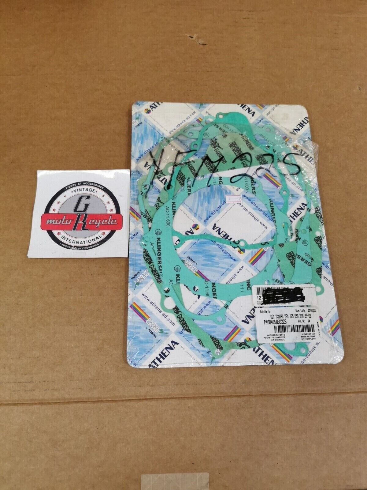 NOS ATHENA YAMAHA YFM225 YFM250 YFB225 INCOMPLETE GASKET KIT P400485850225 J48