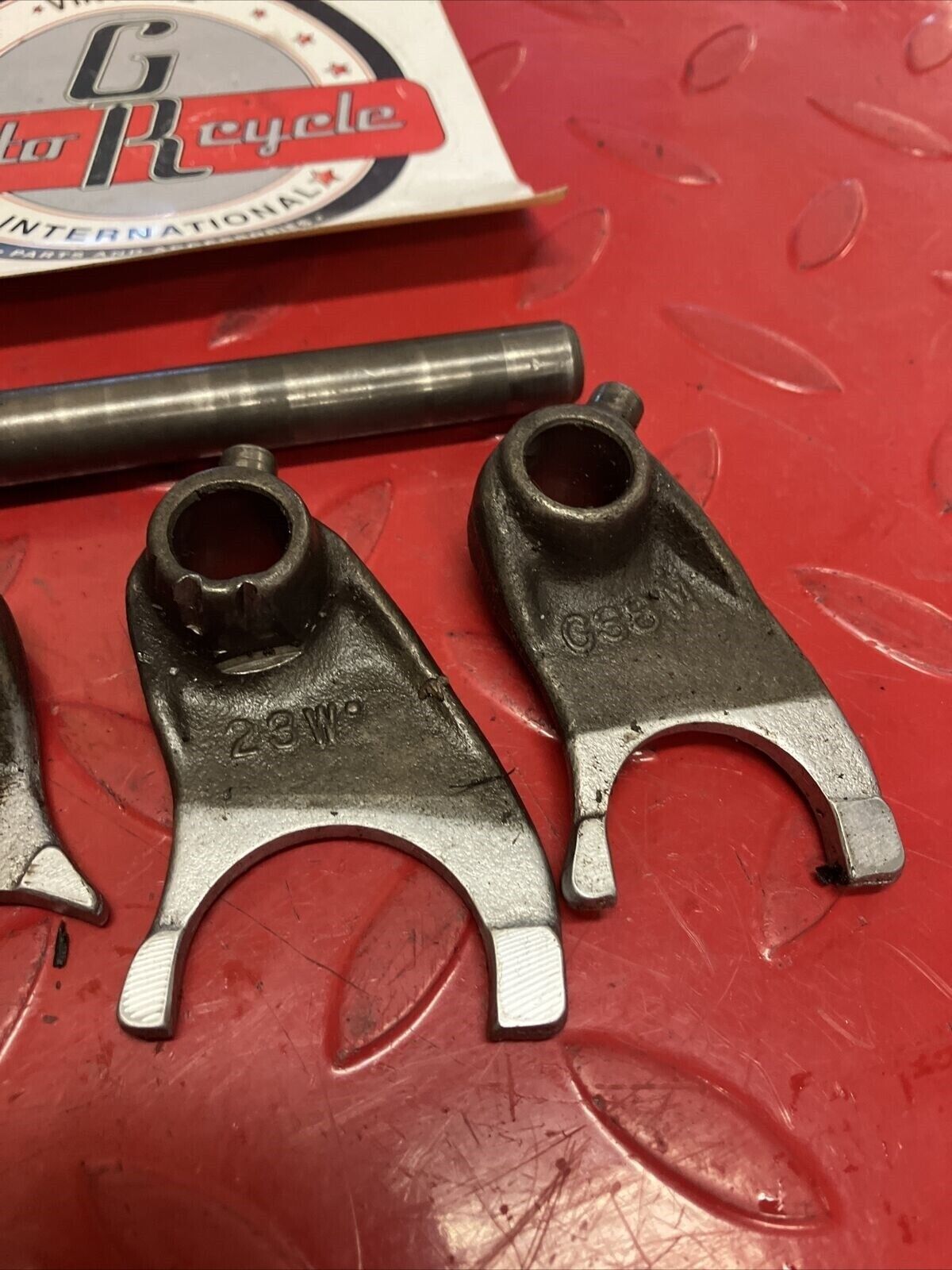 Honda XL200R 1984 transmission gearshift gear shift forks 1983