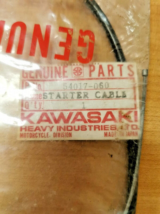 NOS KAWASAKI  F6 F7 1971 - 1975  STARTER CABLE  54017-060  K8