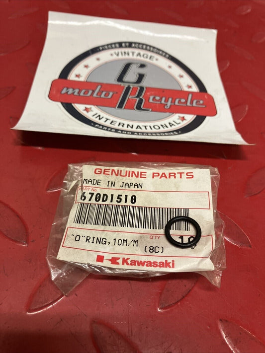 NOS KAWASAKI O-RING 10MM 670D1510 K14