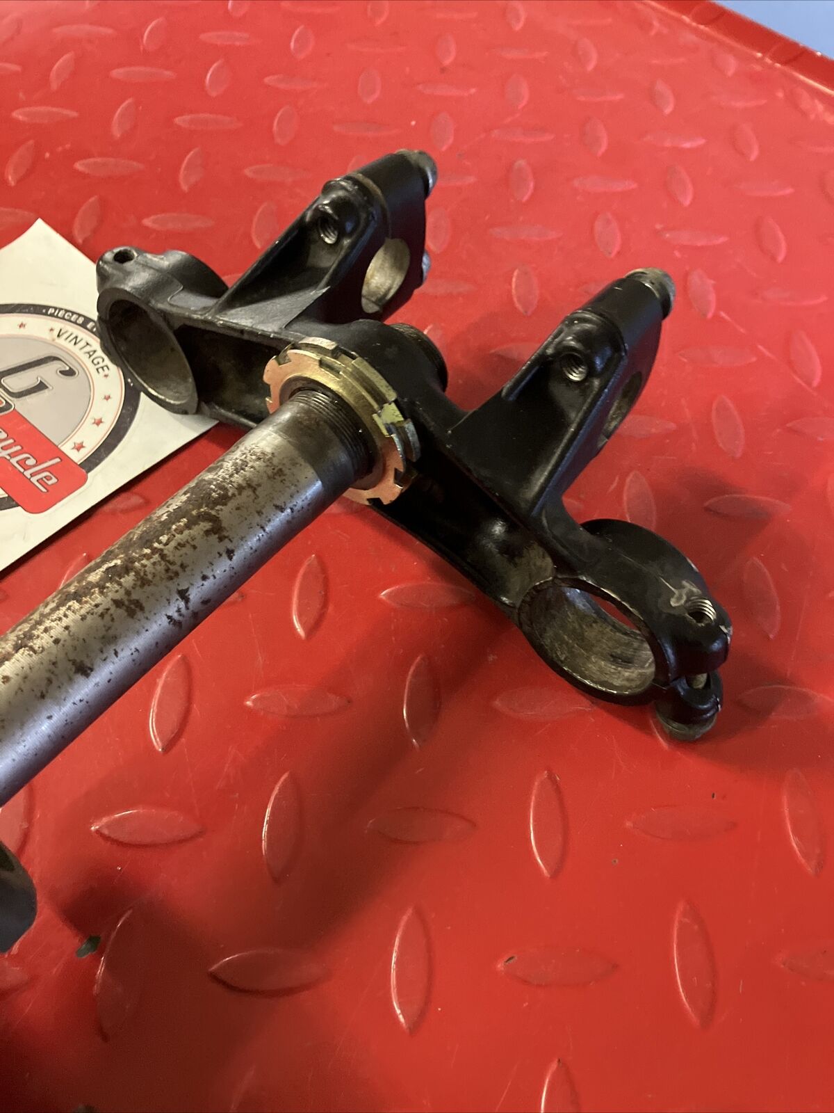 Honda CR80R 1993 steering stem triple clamp tree 1987 - 1995 53230-GS2-000