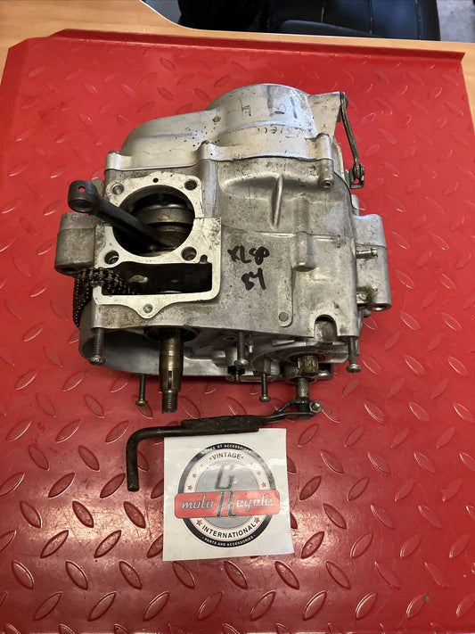 Honda XL80S 1984 engine motor bottom end crankcase crankshaft transmission XR80