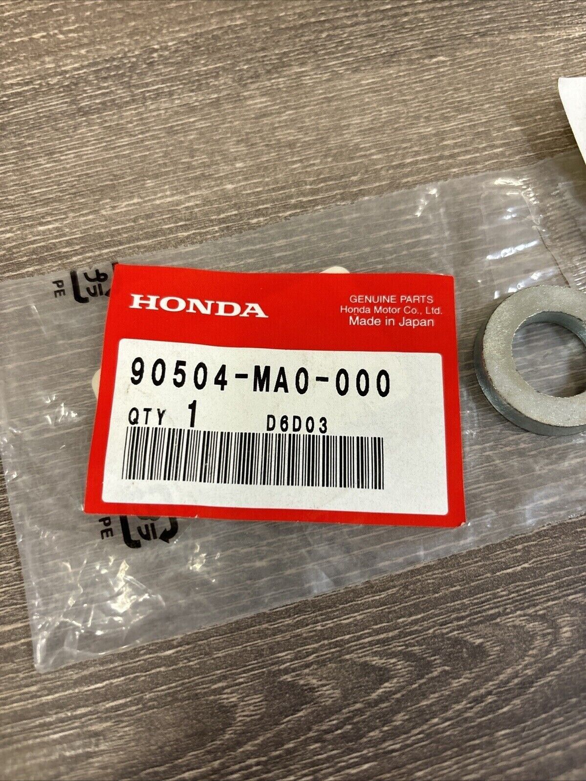 NOS Honda CB250 F CB600 F XR200 R XR250 R REAR AXLE WASHER 90504-MA0-000 H127