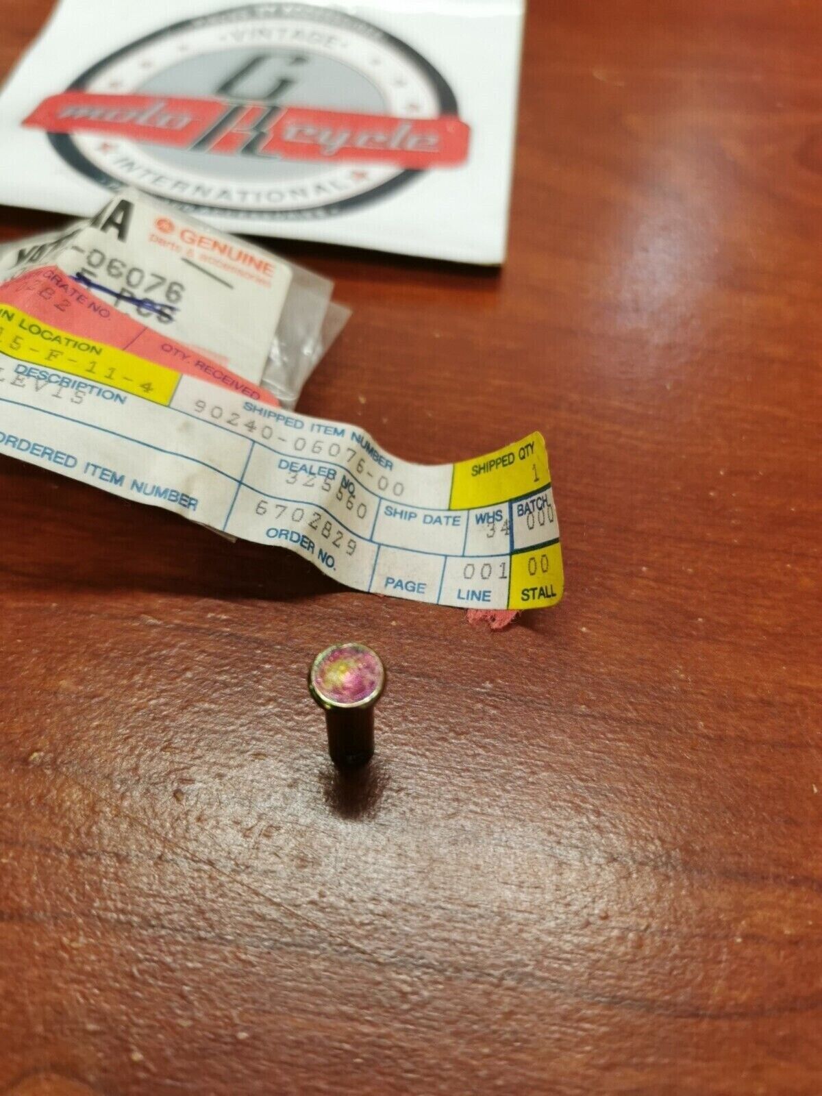 NOS Yamaha YT125 YFM660 YFM400 YFM450 YFM350 CLEVIS PIN 90240-06076-00 Y96