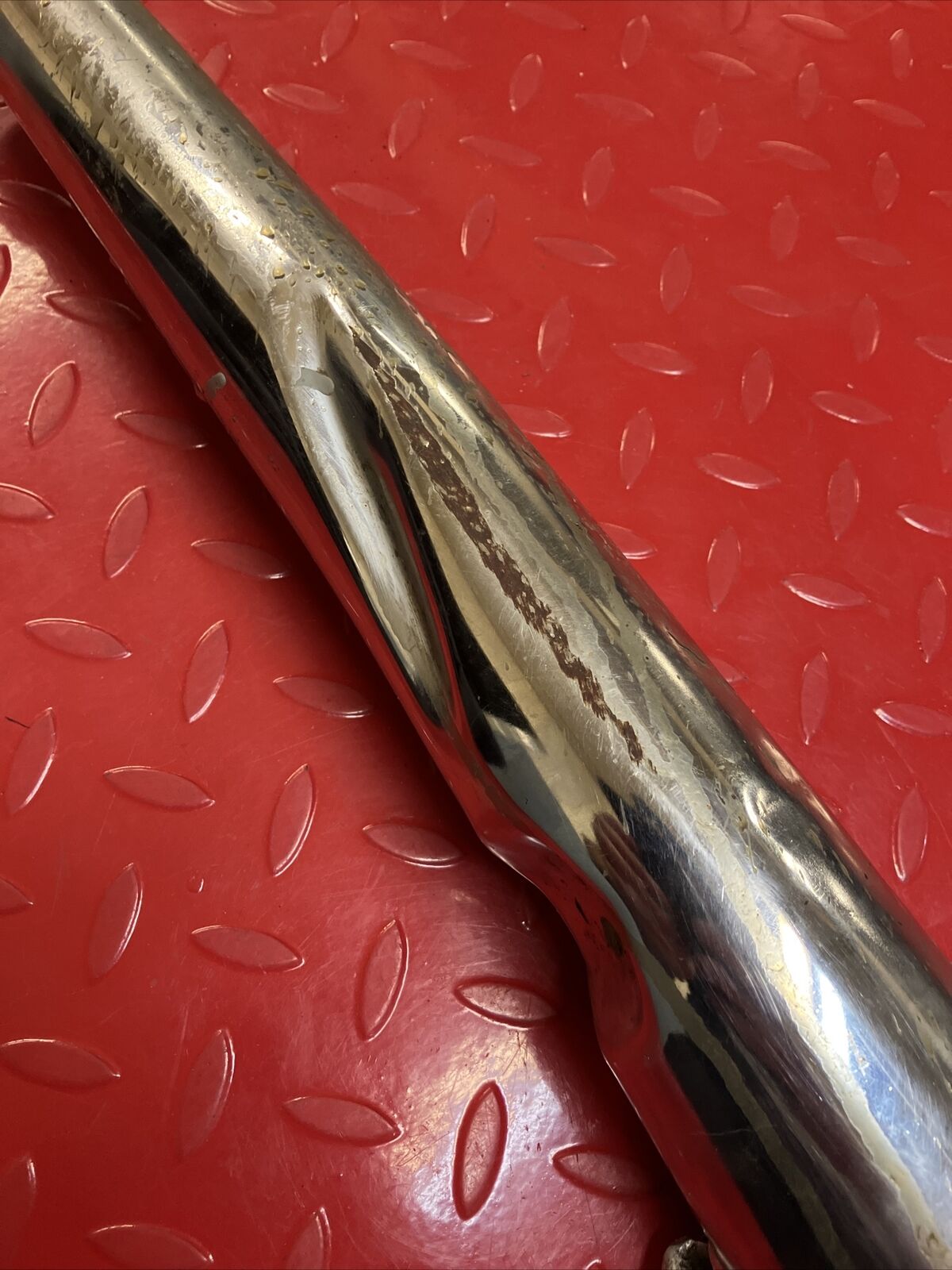 Yamaha RD400 1977 right exhaust pipe silencer 1976 1978