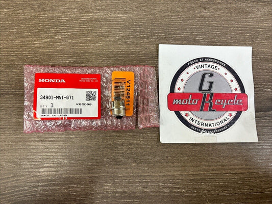 NEW NOS Honda CRF230F XR200R HEADLIGHT BULB 34901-MN1-671 H117