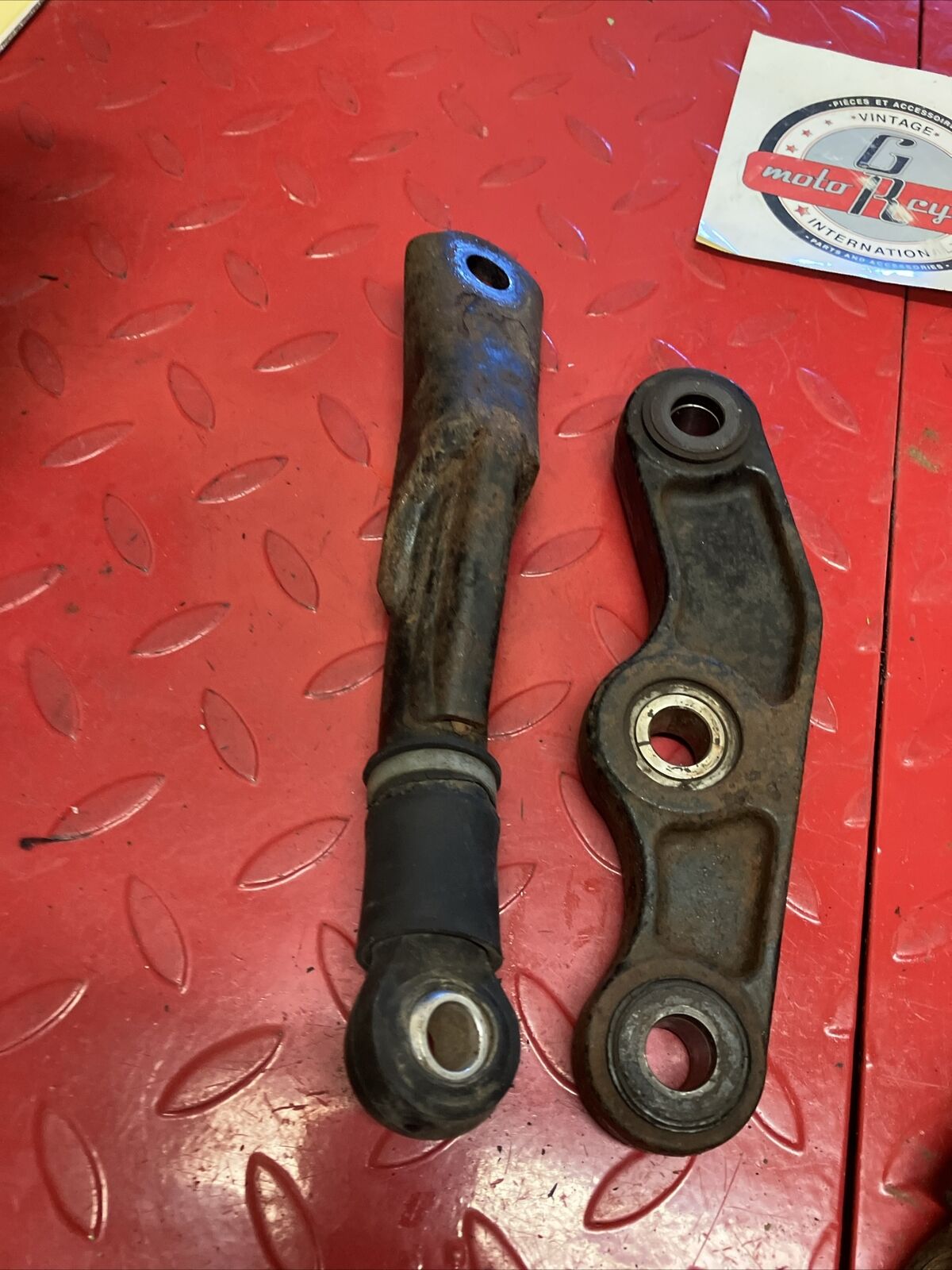 Kawasaki KX125 1980 Rear shock absorber linkage suspension arm unitrak rod