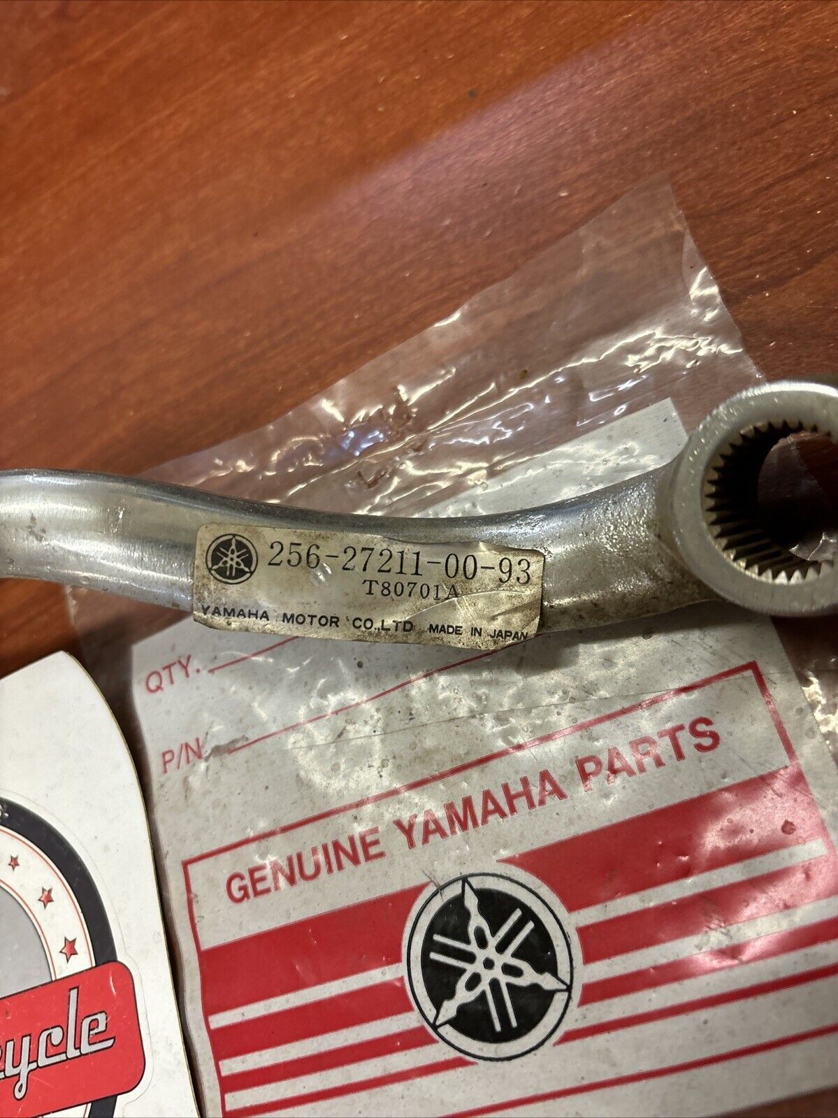 NOS Yamaha TX650 XS1 XS2 BRAKE PEDAL 256-27211-00-93 Y181