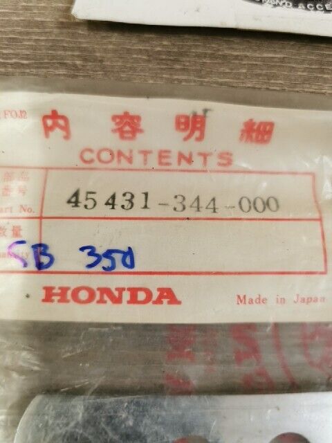 NOS HONDA CB350 CB250 ARM BRAKE STOPPER 45431-344-000 H81