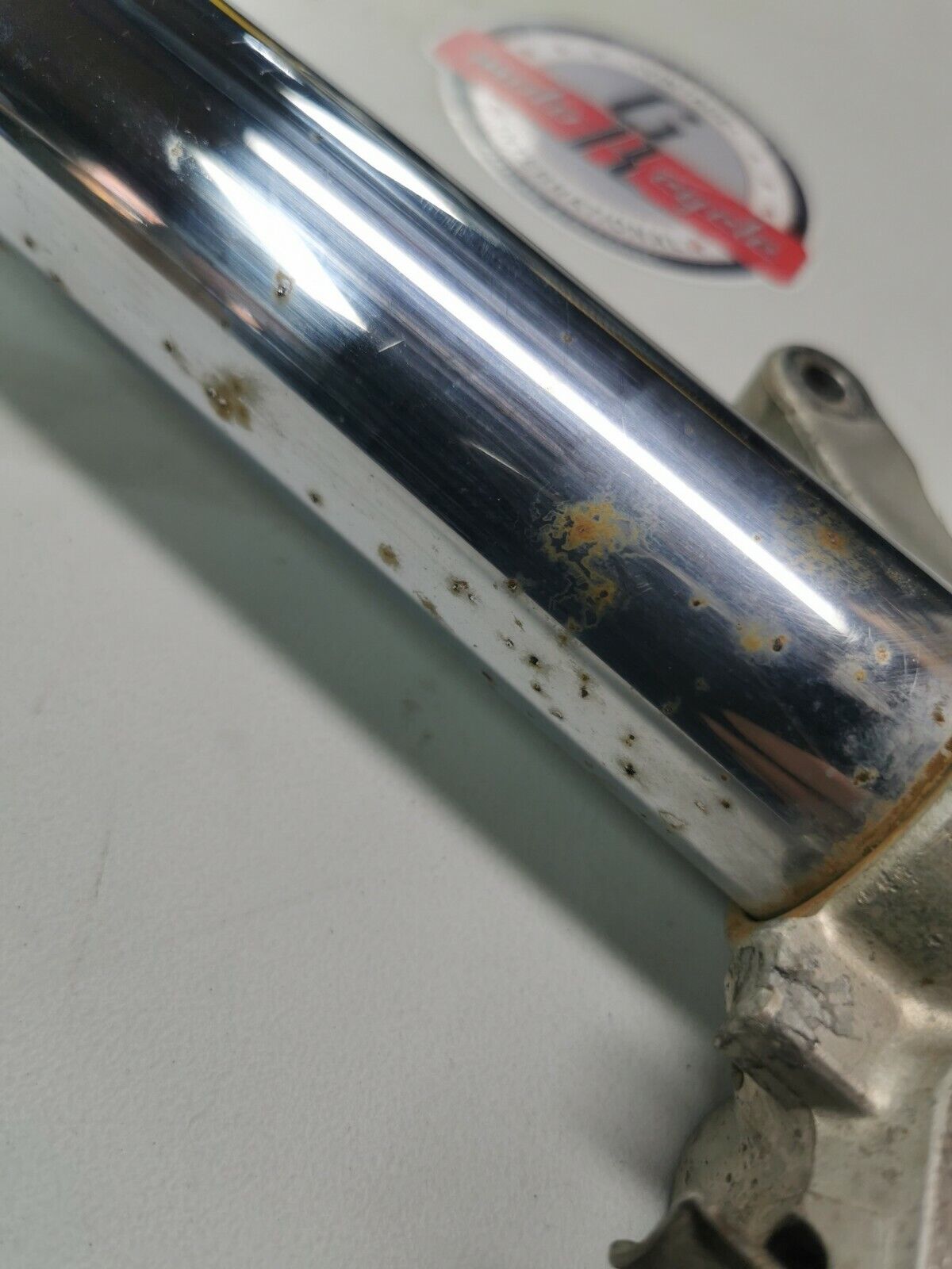 Suzuki RM125 1991 Left front fork suspension damper shock absorber